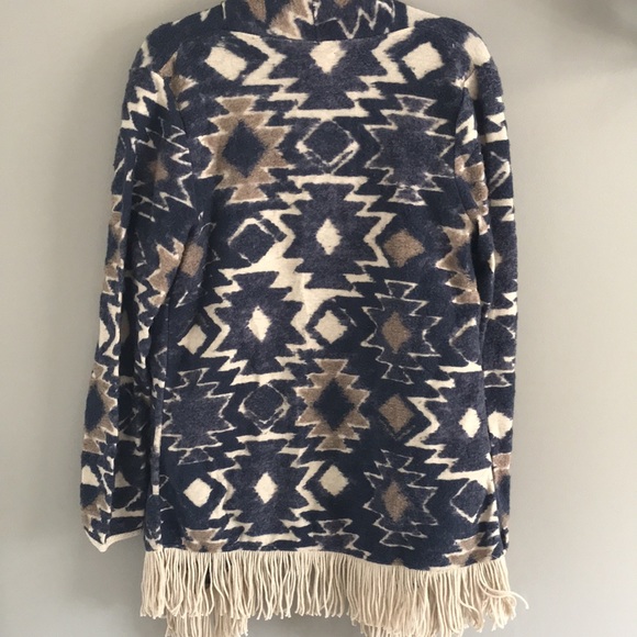NWT Lucky Brand Fringe Sweater - Picture 5 of 6